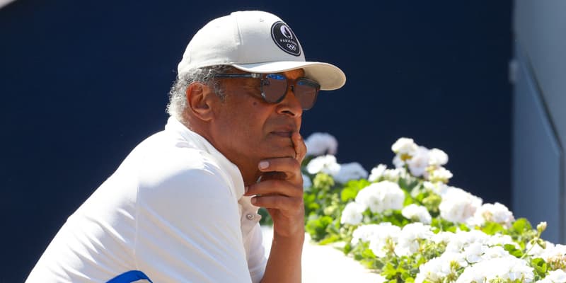 Yannick Noah lors des Jeux Paralympiques 2024 à Roland-Garros, le 1er septembre 2024.