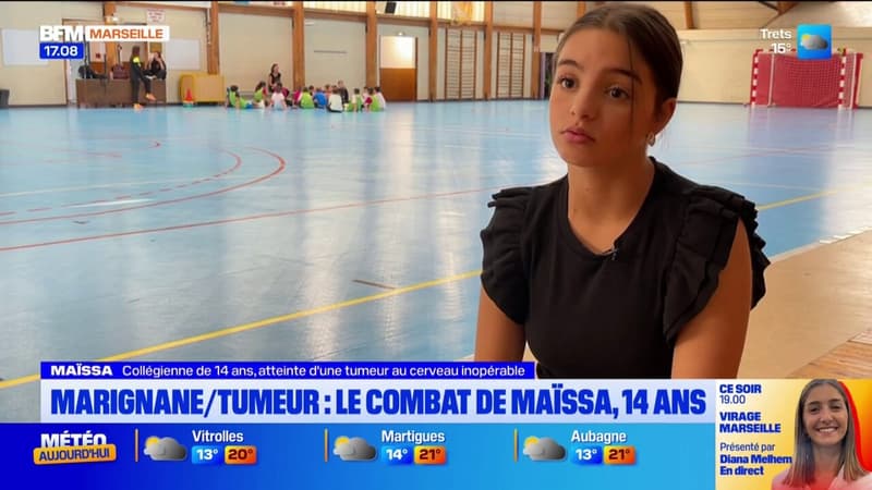 Marignane: atteinte d'une tumeur cérébrale inopérable à 14 ans, Maïssa se bat pour réaliser son rêve