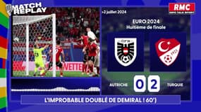 Euro 2024 / Autriche 1-2 Turquie :  l'invité surprise des quarts est là, le match replay avec les commentaires RMC !