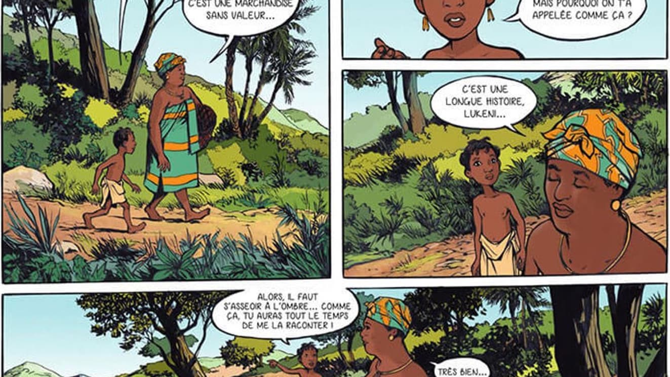 Un extrait de la BD "Pacotille" d'Aurélie Bambuck, Corbeyran et Olivier Berlion