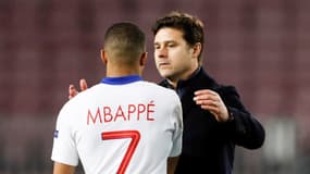 Kylian Mbappé et Mauricio Pochettino