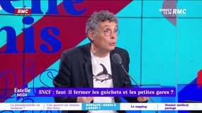 Faut-il fermer les guichets et les petites gares ? "Tout cela coûte cher et on n’a plus une tune" déclare Thierry Moreau.