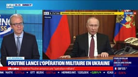 Poutine lance l'opération militaire en Ukraine