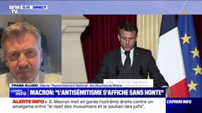 Propos d'Emmanuel Macron sur l'antisémitisme: Franck Allisio, député RN, dénonce "la petite polémique politicienne"