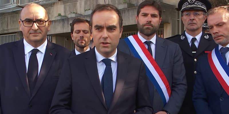 Sébastien Lecornu à l’Haÿ-les-Roses le 11 octobre 2025. 
