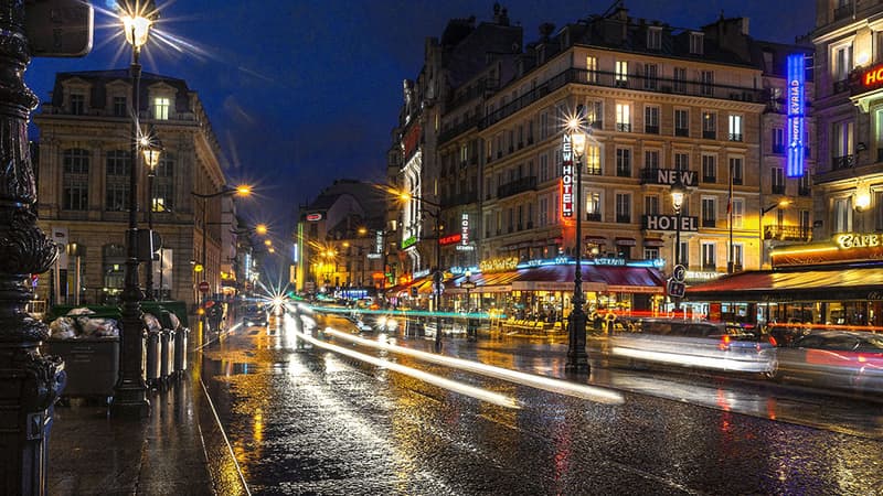 Paris la nuit (photo d'illustration)