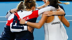 L'équipe de France de Fed Cup.