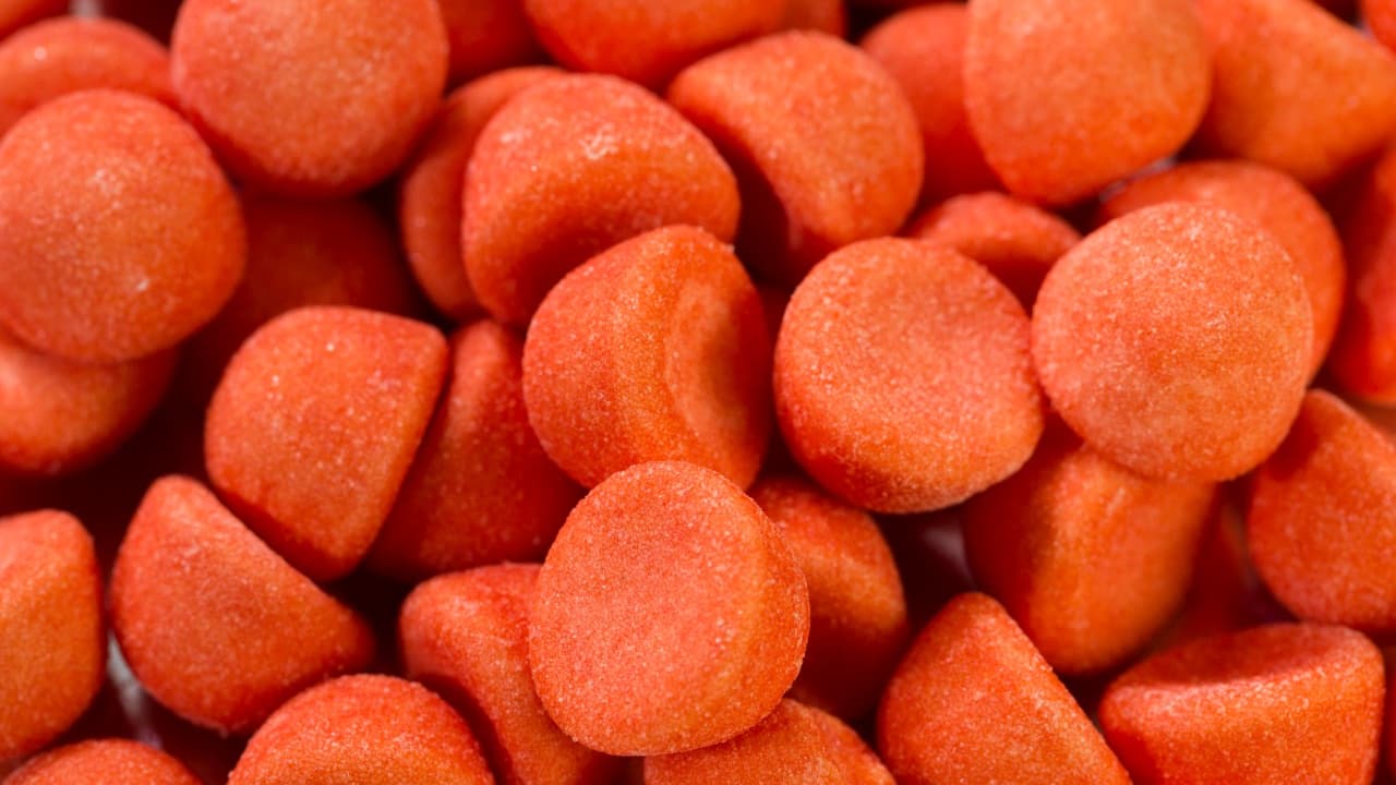 Des fraises Tagada de la marque Haribo (photo d'illustration) Des fraises Tagada de la marque Haribo (photo d'illustration)