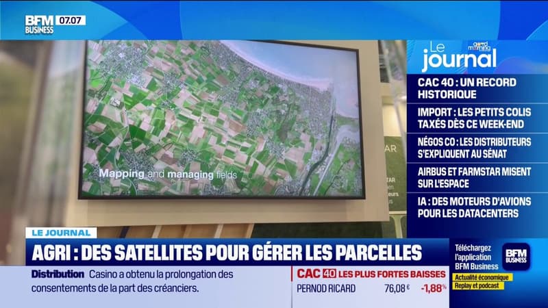 Des satellites pour gérer les parcelles agricoles
