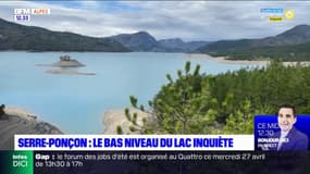 Serre-Ponçon: le niveau du lac inquiète