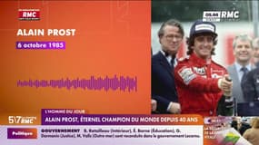 Alain Prost fête les 40 ans de son premier titre de champion du monde en Formule 1