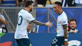 Lionel Messi et Lautaro Martinez