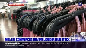 Métropole de Lille: les commerces doivent liquider leur stock