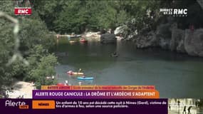 Alerte rouge canicule : la Drôme et l'Ardèche s'adaptent 