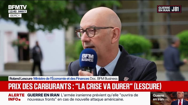 Prix des carburants: "La crise va durer", assure Roland Lescure