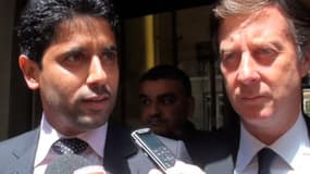 Nasser Al-Khelaifi et Sébastien Bazin