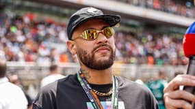 Neymar au GP de Barcelone en 2023.