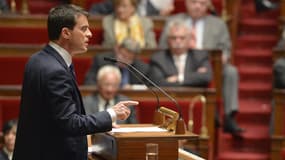 Manuel Valls a fait voter son plan d'économies à l'Assemblée le 29 avril 2014, au terme de semaines de débats.