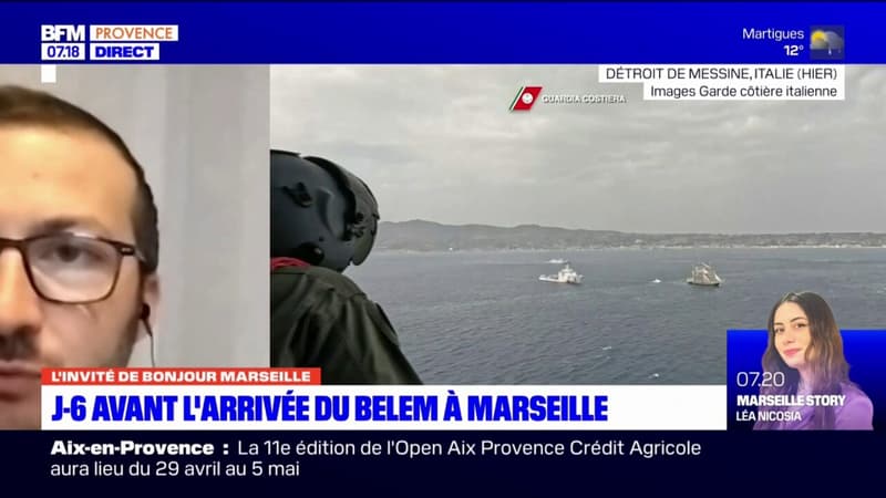 Regarder la vidéo Marseille: le mauvais temps inquiète avant l'arrivée de la flamme olympique