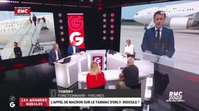 L'appel d'Emmanuel Macron sur le tarmac d'Orly ! Joelle Dago-Serry : "Macron n'est pas serein !"