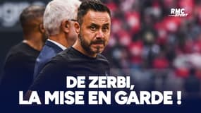 Rennes 1-0 OM : "Si on pense que les buts tombent du ciel...", De Zerbi met en garde ses joueurs
