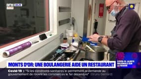 Coup de pouce de BFM Lyon: une boulangerie des Monts d'Or vient en aide à un restaurant pendant le confinement