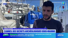 Cannes: des amphores à vin récupérés dans une épave de navire 