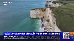 À Quiberville-sur-Mer, dans le pays de Caux, le camping municipal doit être détruit à cause de la montée du niveau de la mer 