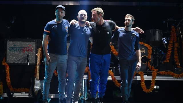 Coldplay en concert à Las Vegas en septembre 2015.