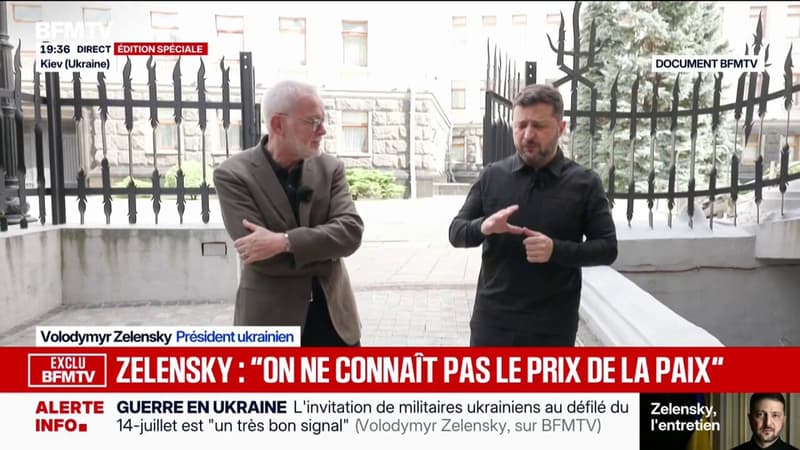 Guerre en Ukraine: "Nous avons des relations parfaites", assure Volodymyr Zelensky à propos de sa relation avec Emmanuel Macron
