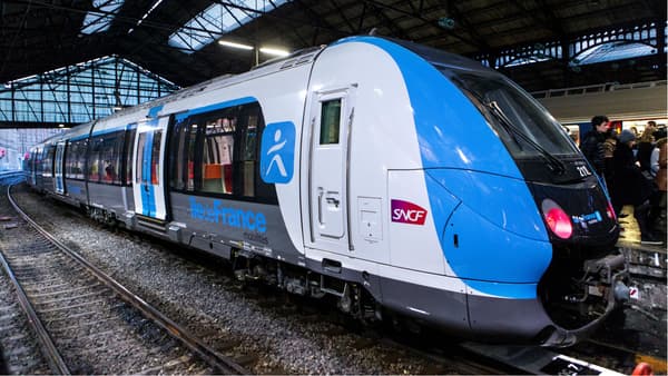Photo d'illustration d'un Transilien. Photo d'illustration d'un Transilien.