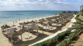 Une plage à Hammamet en Tunisie, le 7 octobre 2021