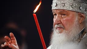 Le patriarche Kirill, le 23 avril 2022, lors du Pâques orthodoxe