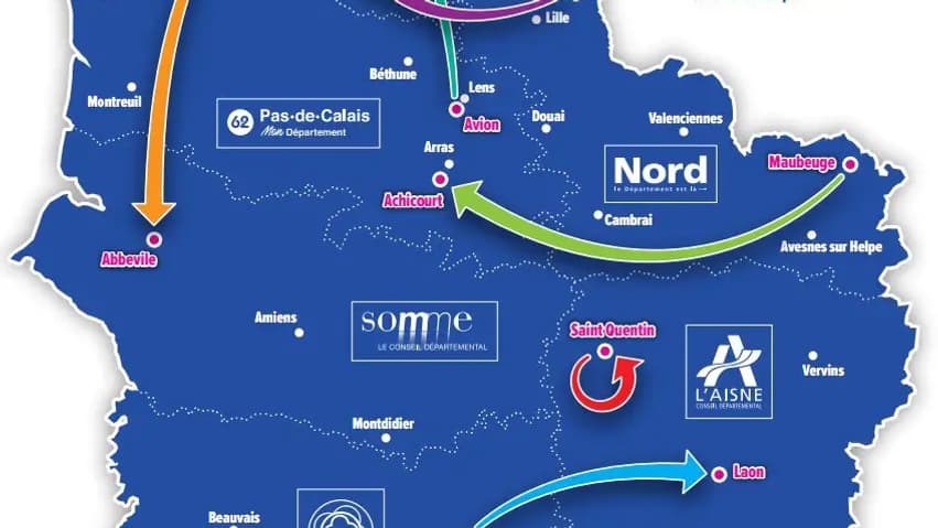Les six étapes des 4 jours de Dunkerque Les six étapes des 4 jours de Dunkerque