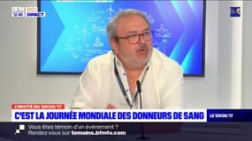 "On sait que la période estivale est toujours difficile": Fabrice Roux, responsable développement au sein de l'EFS dans les Alpes du Sud, fait l'état des stocks de sang