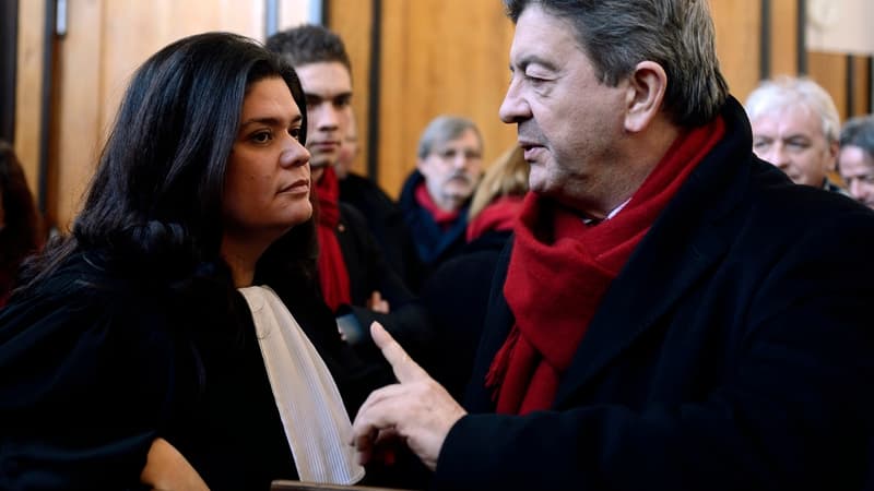 Raquel Garrido et Jean-Luc Mélenchon, le 10 décembre 2013 à Béthune