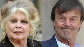 Brigitte Bardot et Nicolas Hulot 