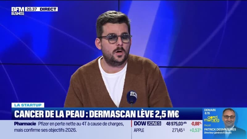 Florian Legris (DermaScan) : Cancer de la peau, DermaScan lève 2,5 millions d'euros - 03/02