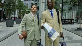 Raphaël Quenard et Jean-Pascal Zadi dans "Le rêve américain"