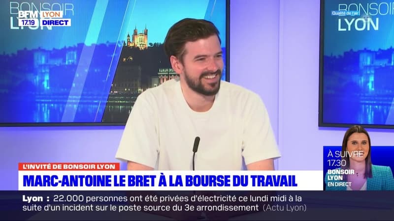 Lyon: Marc-Antoine Le Bret va jouer son nouveau spectacle à la Bourse du Travail