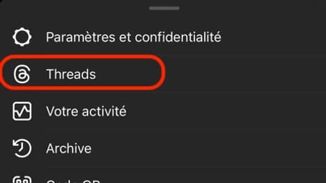 Threads apparait désormais dans l'application Instagram
