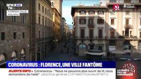 Les images de la ville de Florence, totalement déserte