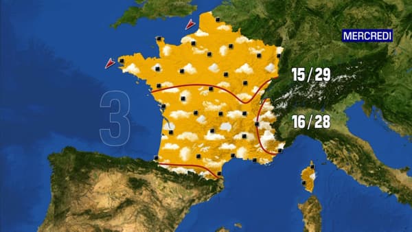 Les prévisions météorologiques du mercredi 3 juin 2020. Les prévisions météorologiques du mercredi 3 juin 2020.