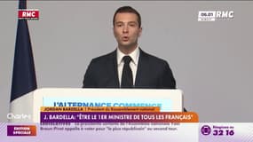 Législatives : Jordan Bardella veut être "le 1er ministre de tous les Français" 
