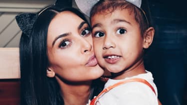 Kim Kardashian et sa fille North West