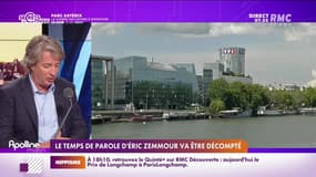Nicolas Poincaré : Le temps de parole d'Eric Zemmour va être décompté - 09/09