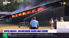 Hautes-Alpes: un incendie se déclare dans une ferme de La Bâtie-Neuve
