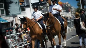 La police patrouille à cheval au Festival de Cannes 2015 -  (photo d'illustration)