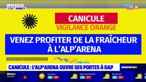 Vague de chaleur: la ville de Gap ouvre l'Alp'Arena aux personnes vulnérables