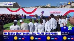 Lyon: un écran géant installé au palais des sports pour France-Afrique du Sud